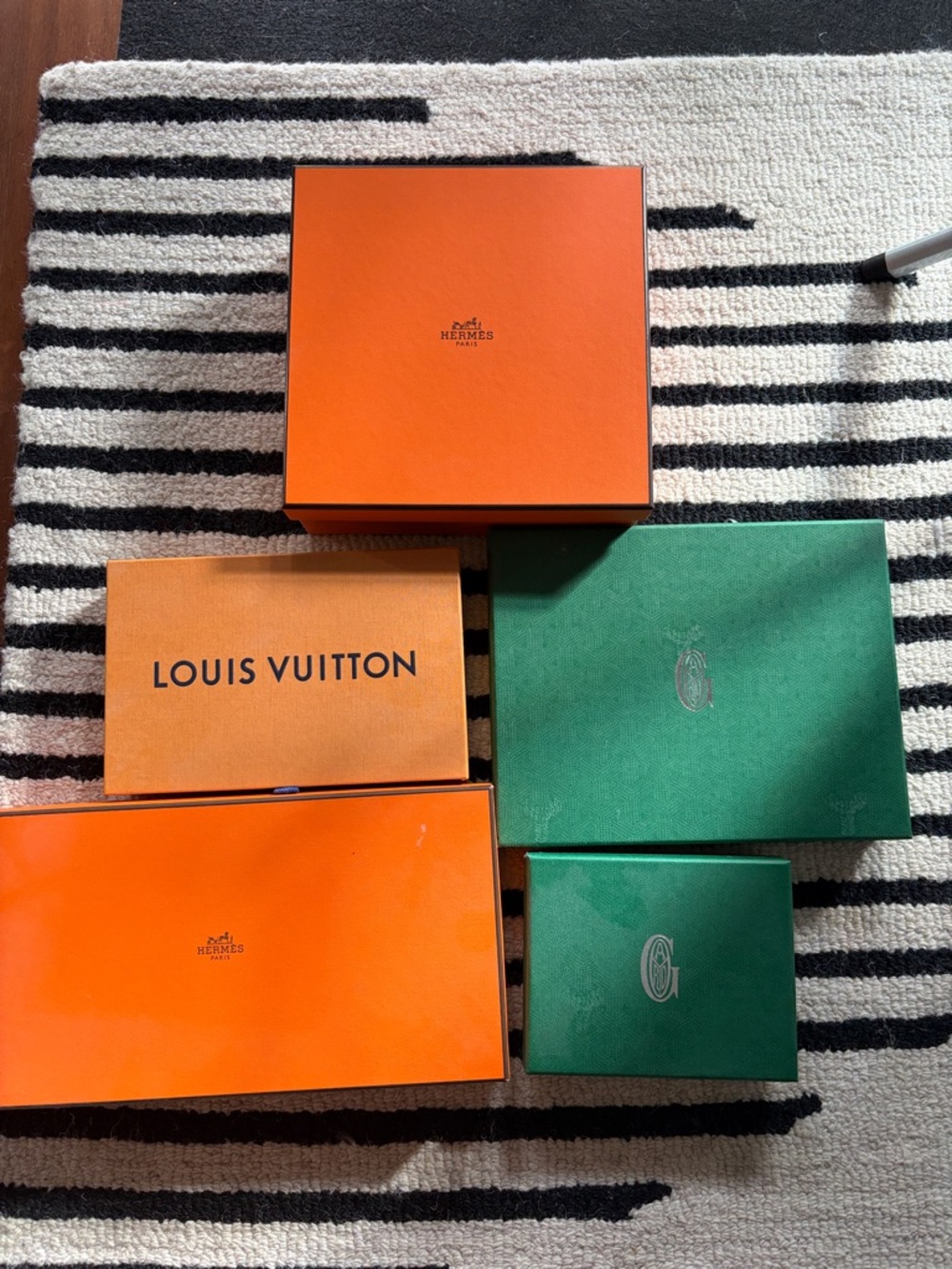 Luxury Designer Gift Boxes - Goyard, Louis Vuitton & Hermès